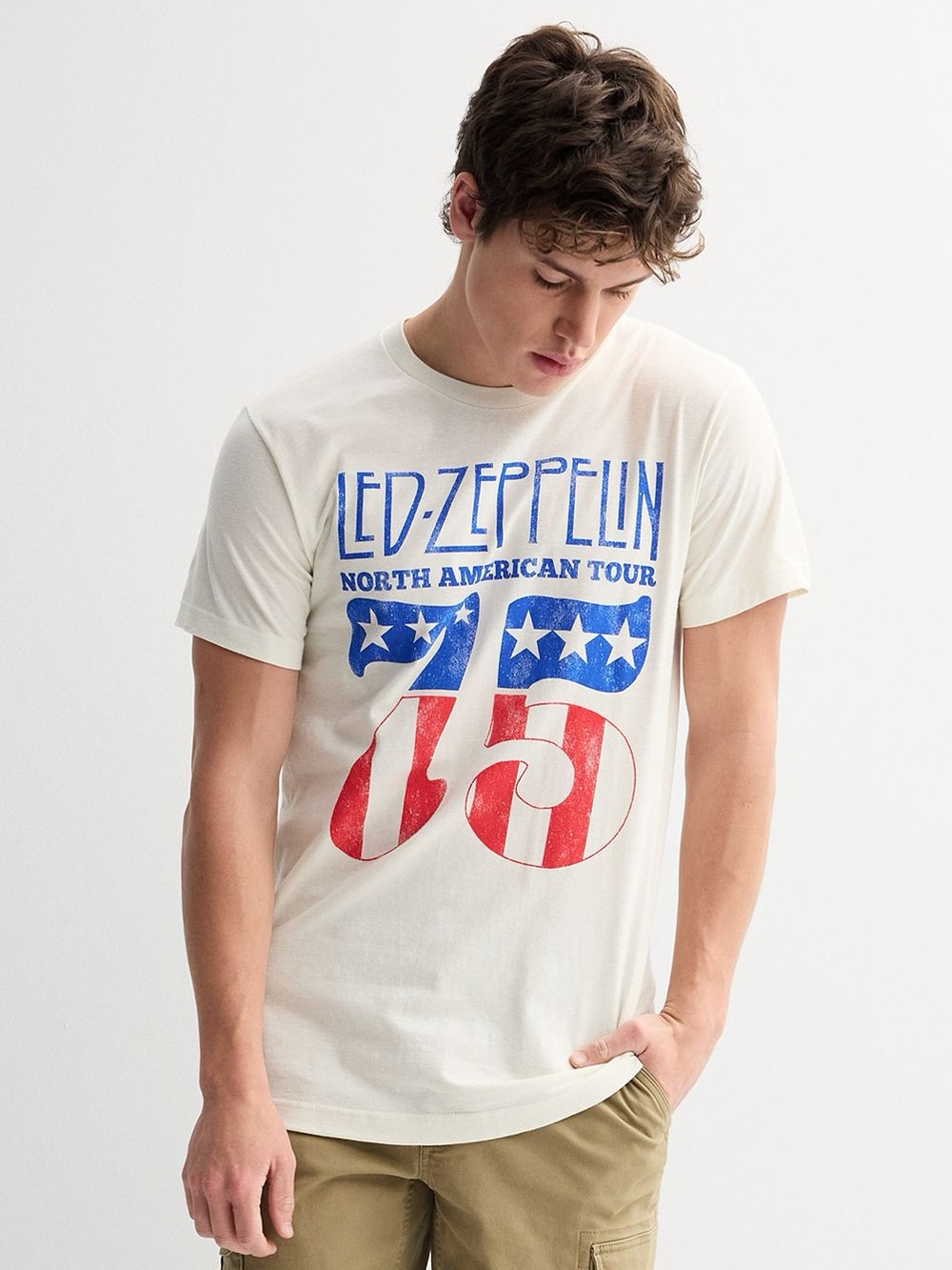 Men's Led Zeppelin '75 Tour Tee NWT SIZE M TALL